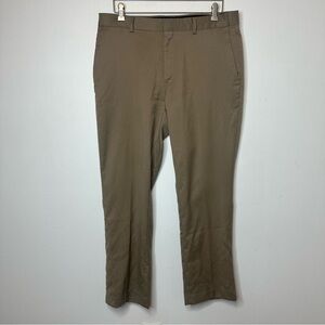 Apt 9 Men’s Dark Khaki Tan Dress Pants Size 34 X 30